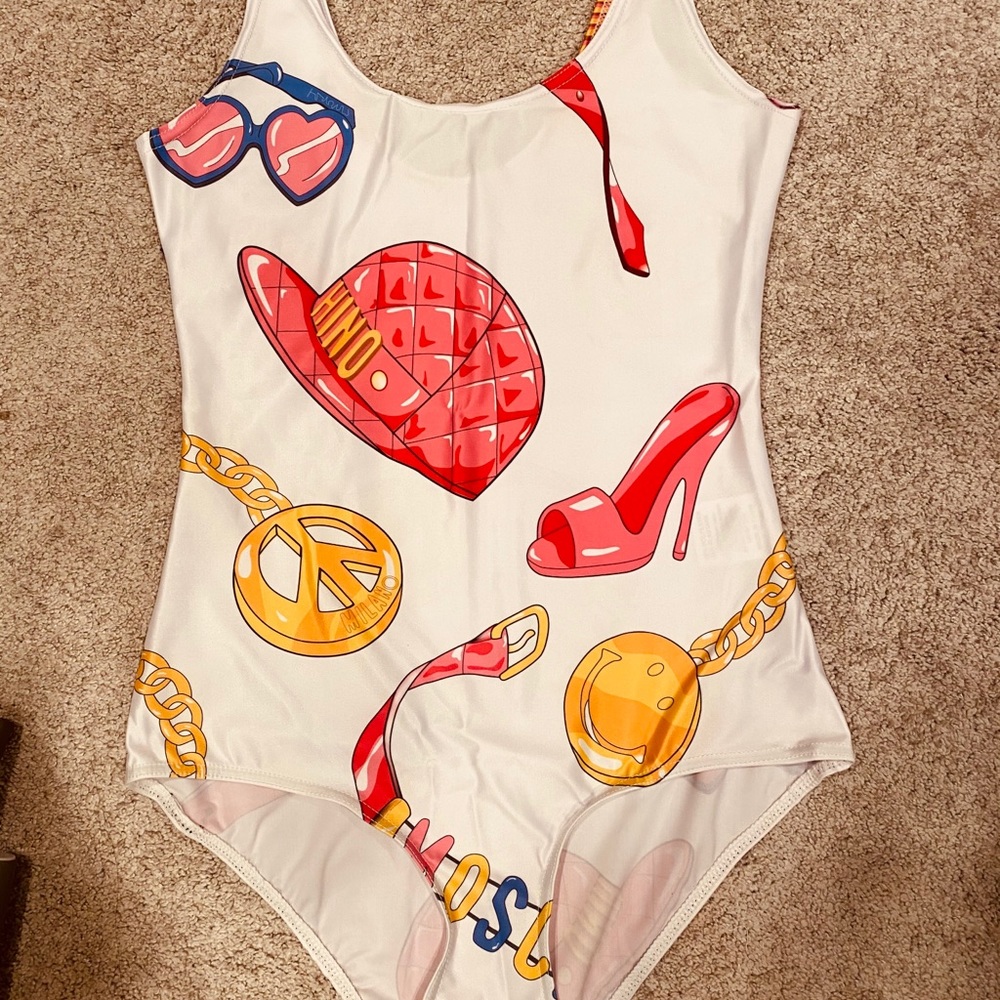 Moschino swimwear 3D print
